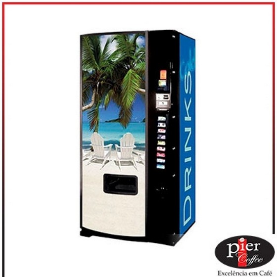 Vending Machine com Sistema de Pagamento Rio Pequeno - Vending Machine de Refrigerantes