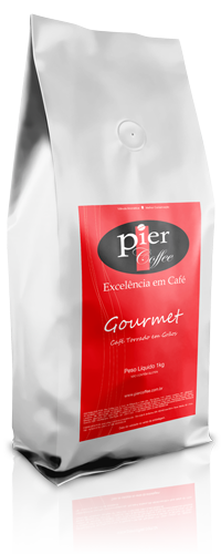 pier Coffee pacote de Café gourmet 1kg